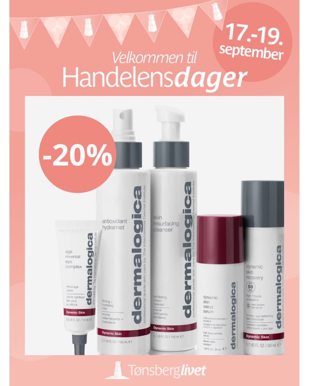 Fra i morgen og frem til lørdag 19. september er Handelens dager🤩🤩 Vi kjører -20% på ALLE VARER😍🌟 Kom innom for å …