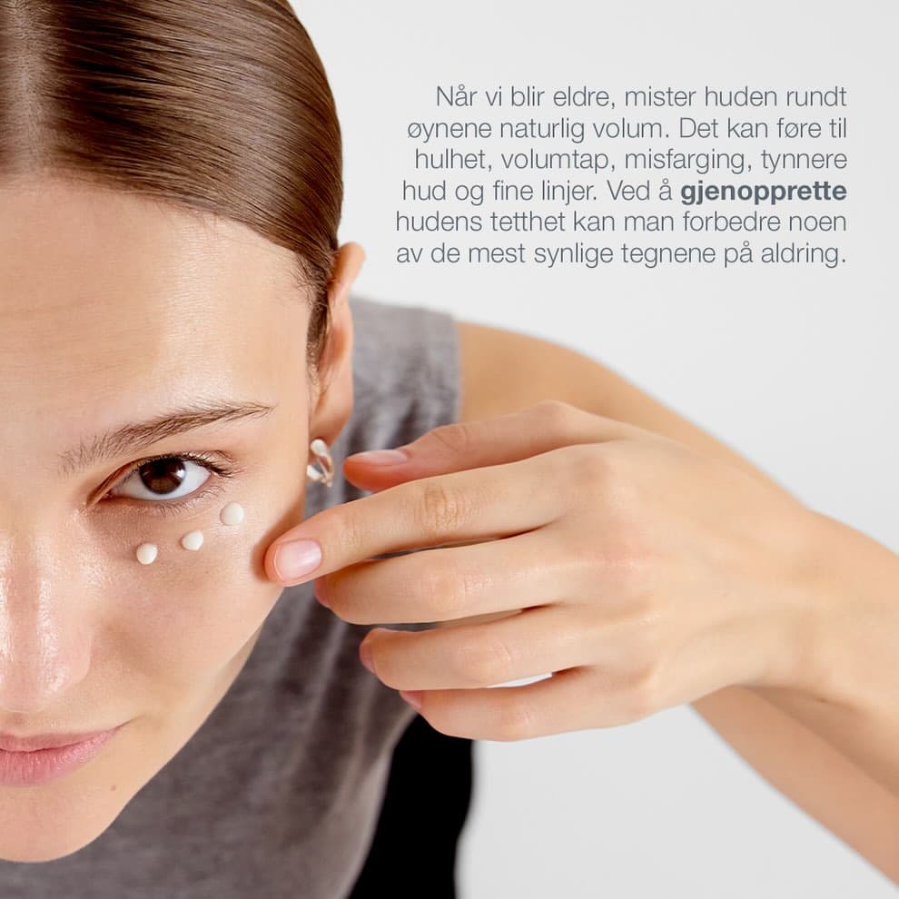 Spennende nyhet til huden under øynene🤩 Et biointelligent serum som målrettet behandler hule partier under øynene, …