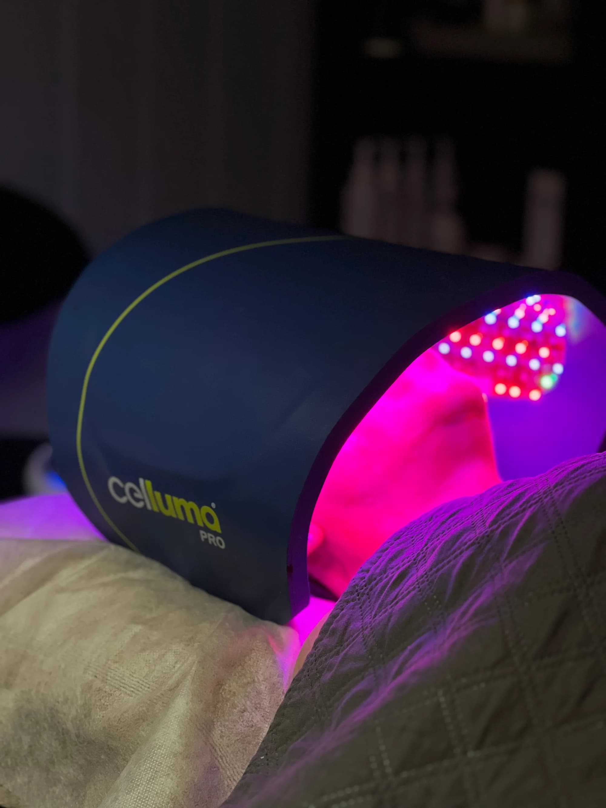 ledmaske i ansiktsbehandling